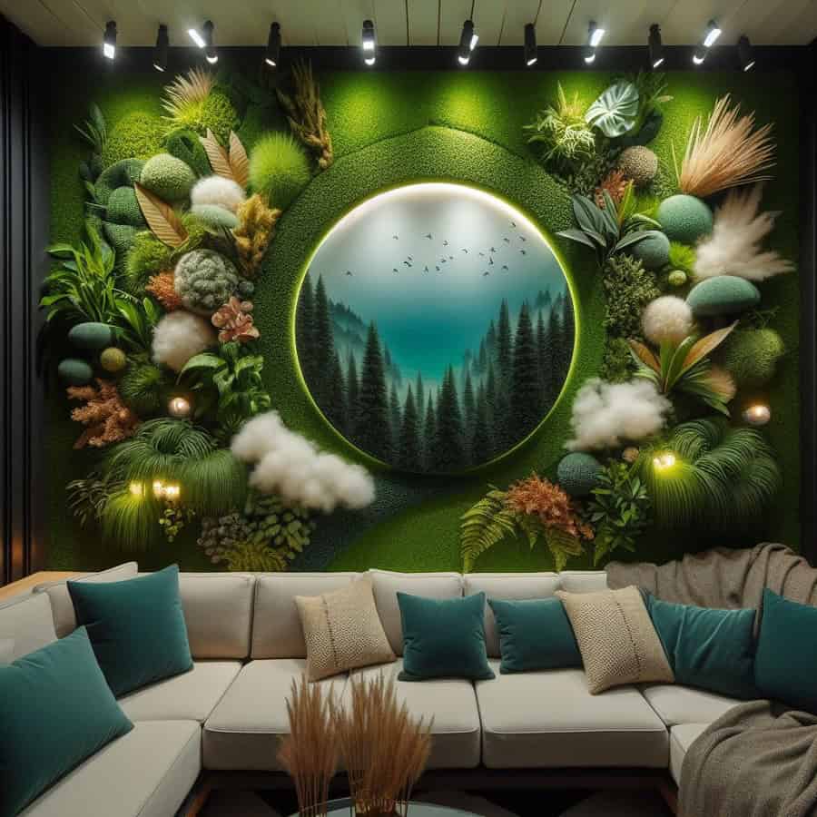 Artificial Grass Wall Design Ideas