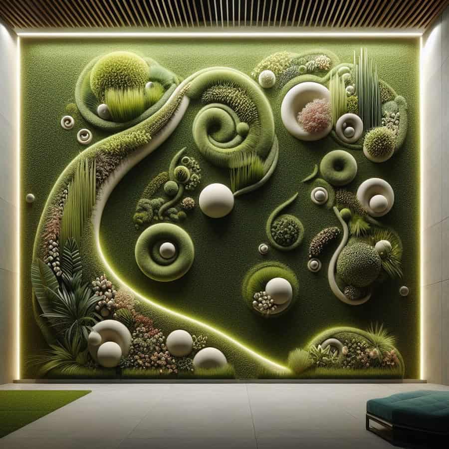 Artificial Grass Wall Design Ideas